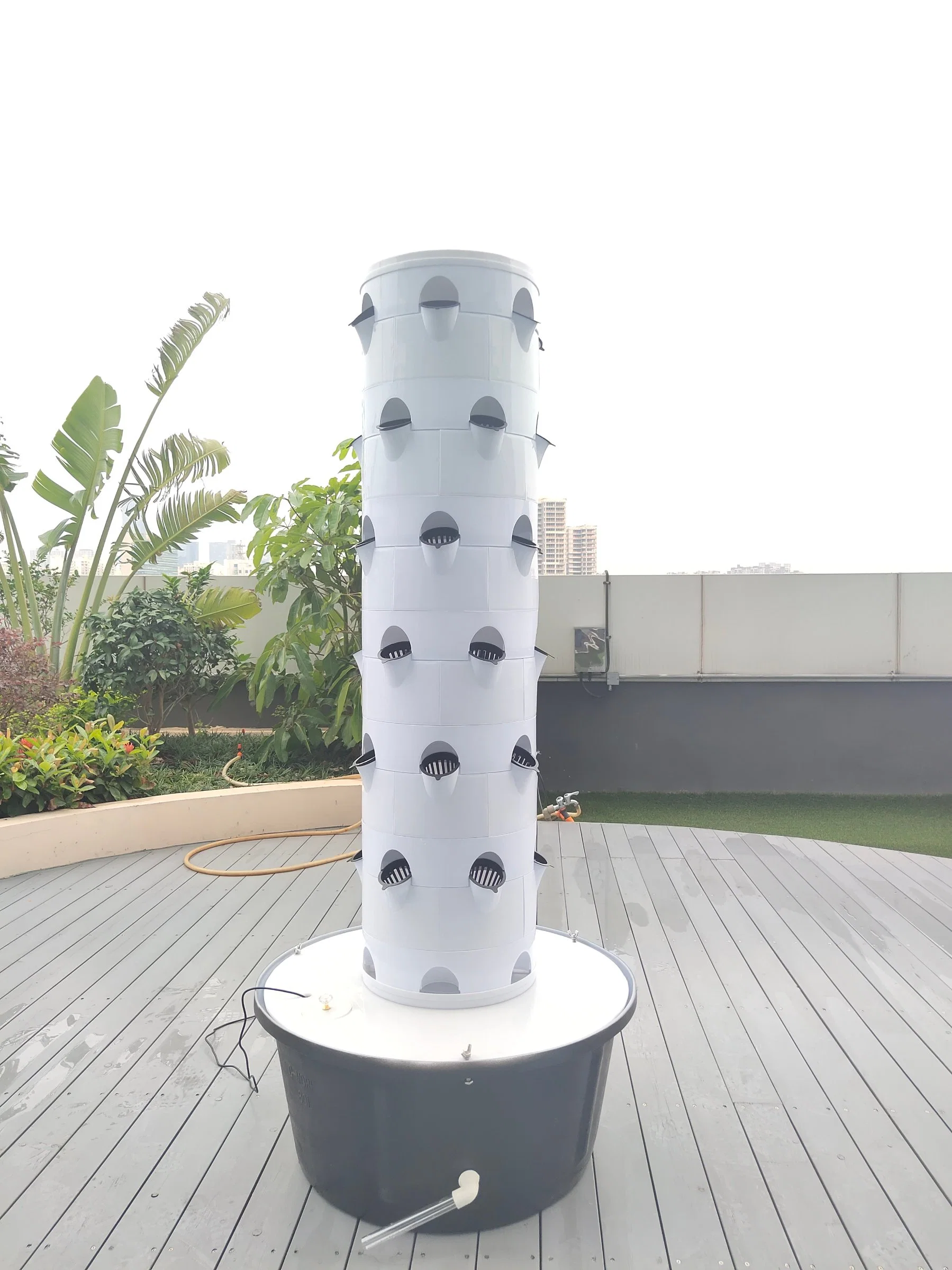 Whoelsale Aeroponics Vertical torre cada vez mayor de la torre de fresas hidropónicas