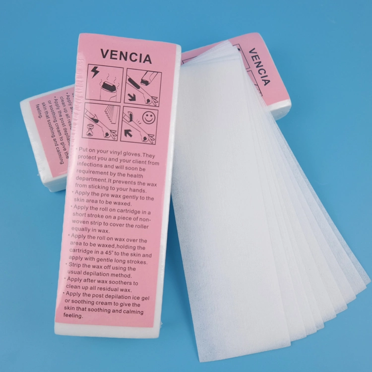 High Quality Disposable Non-Woven Fabric Hair Removal Ready to Use Wax Strips