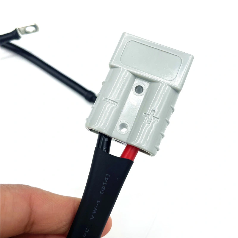 50A 600V Forklift Charger Battery Connector Charging Plug Forklift Battery Charger Connector with Extension Cable Forklift