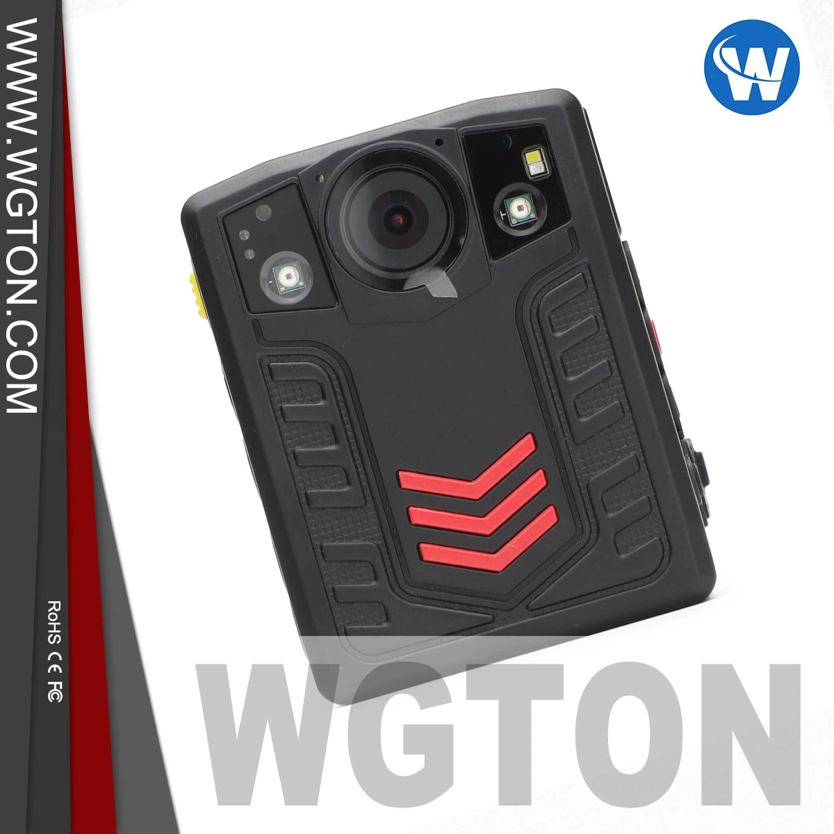 Rugged Waterproof IP67 1296p GPS Optional Police Body Worn Camera for Law Enforcement