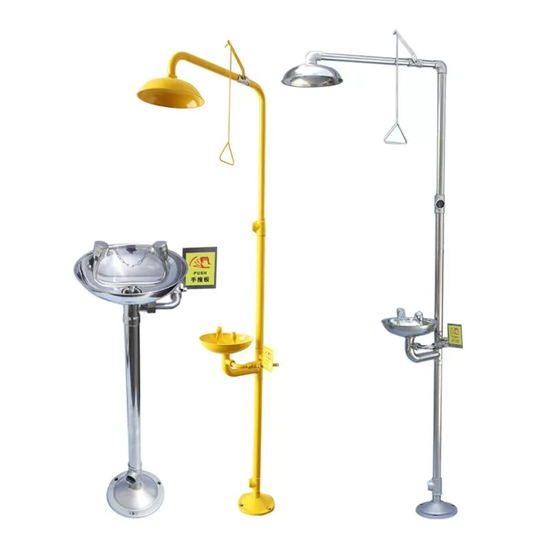 Armor Stainless Steel Safety Fixed Emergency Showers & Eye Wash Units