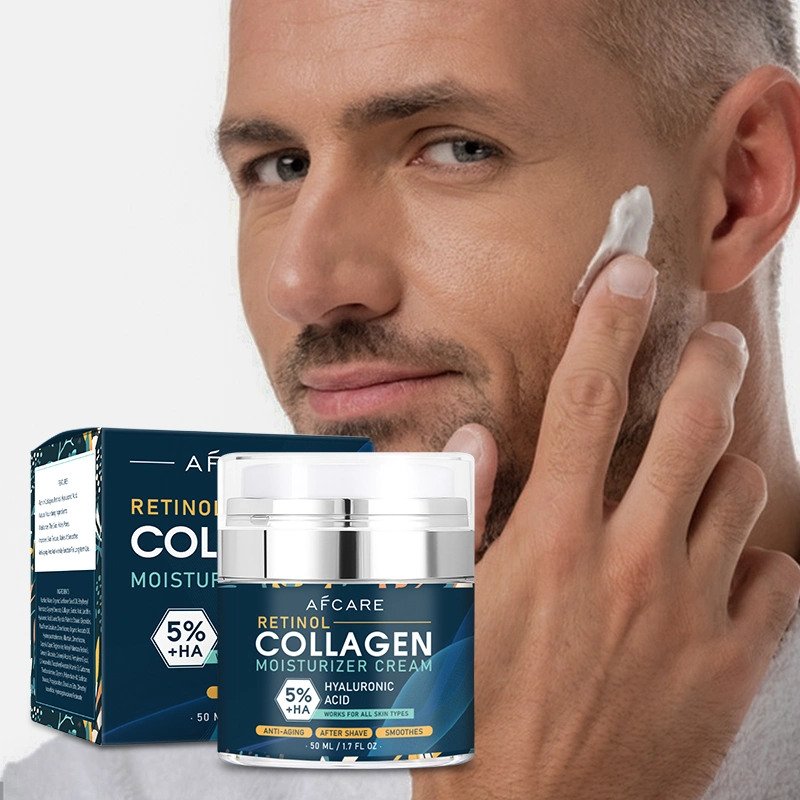 Creme de cara mais vendido retinol colágeno creme facial hialurônico Para o Homem