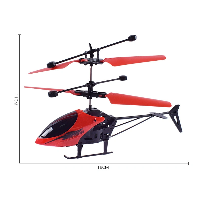 Amazon Hot Sell Mini Induction Toy Planes Helicopter Flying Toys Kids Infrared Sensor Aircraft Toys Children Mini Vehicle Set Toy Mini Helicopter