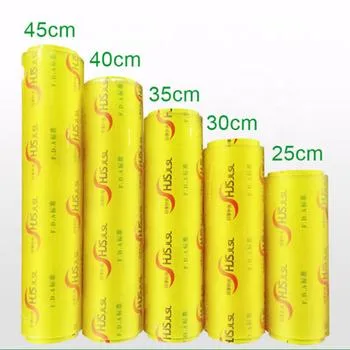 Wholesale Jumbo Stretch Film PVC Transparent Packaging Food Grade Cling Film Wrap Roll