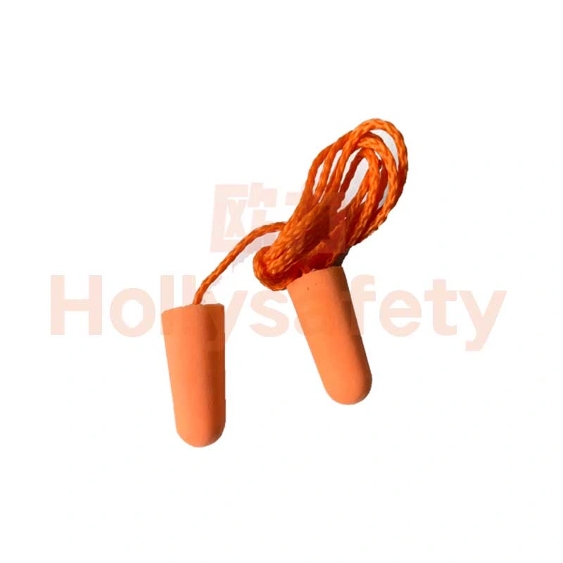 PU Foam Wired Earplug with 70cm Length PVC Cord