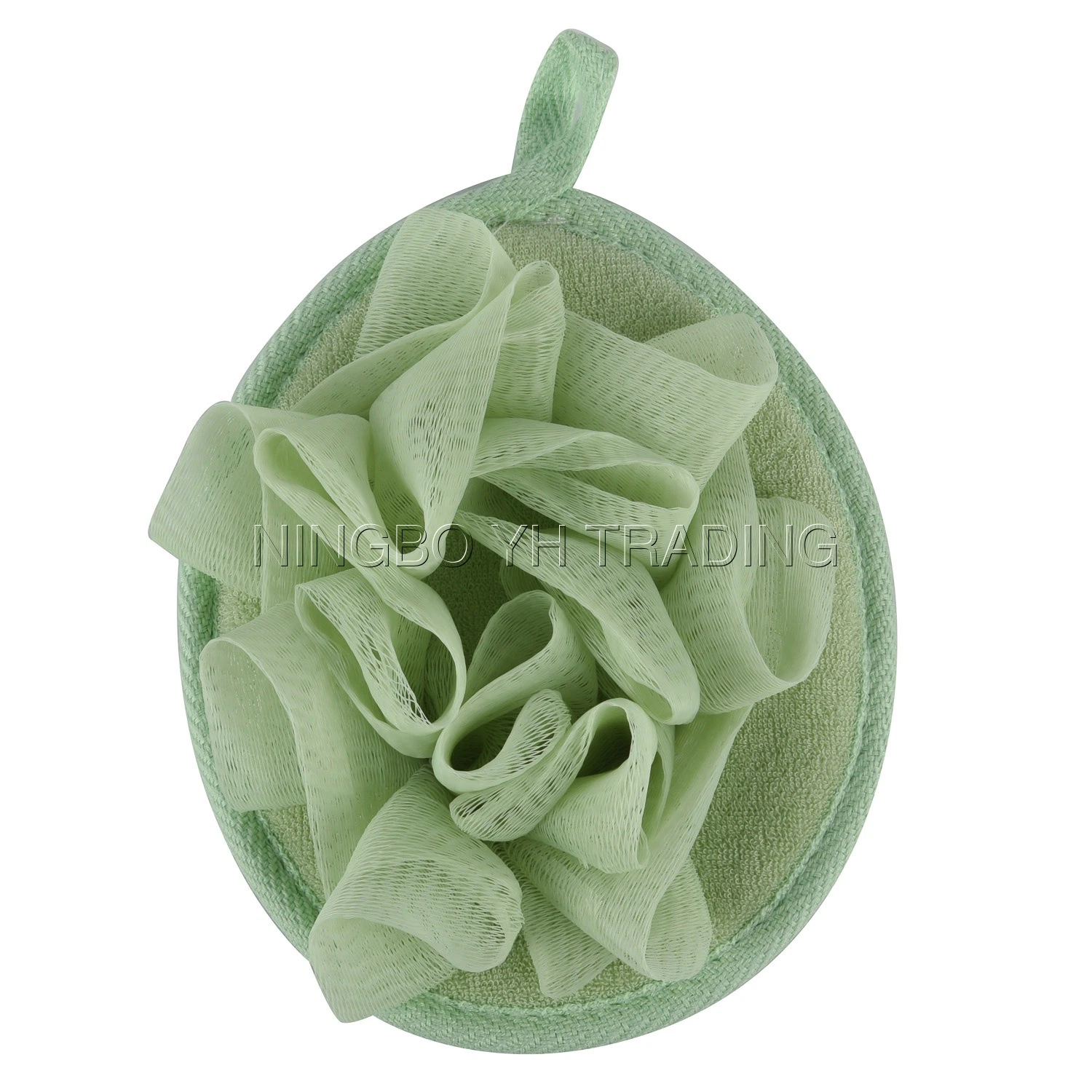 Hanging Foaming Bath Flower Wipe Glove Wash Towel Shower Sponge for Scrub and Wash Back Body