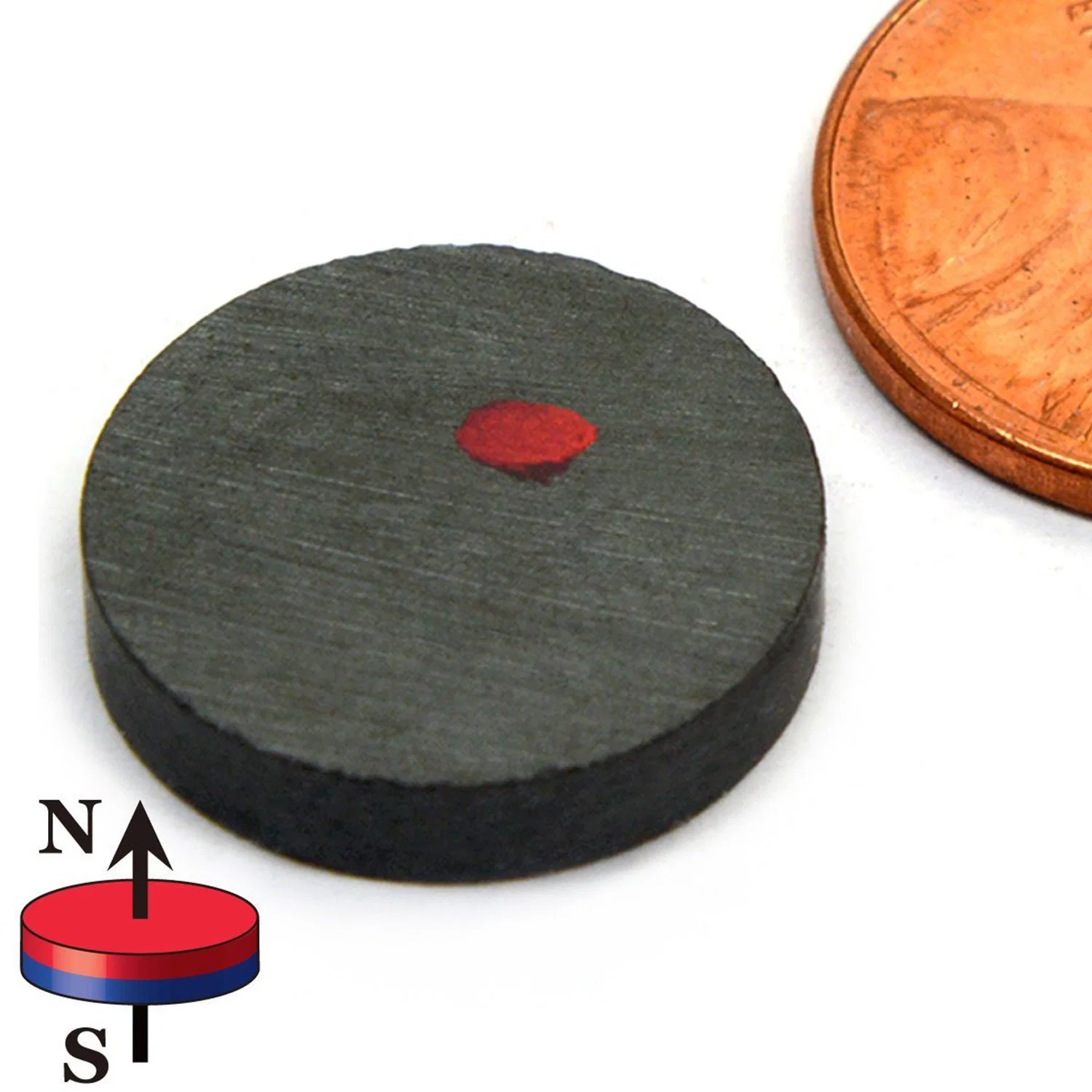 China Manufacturer Anisotropic Circular Ferrite Magnet for Water Meter