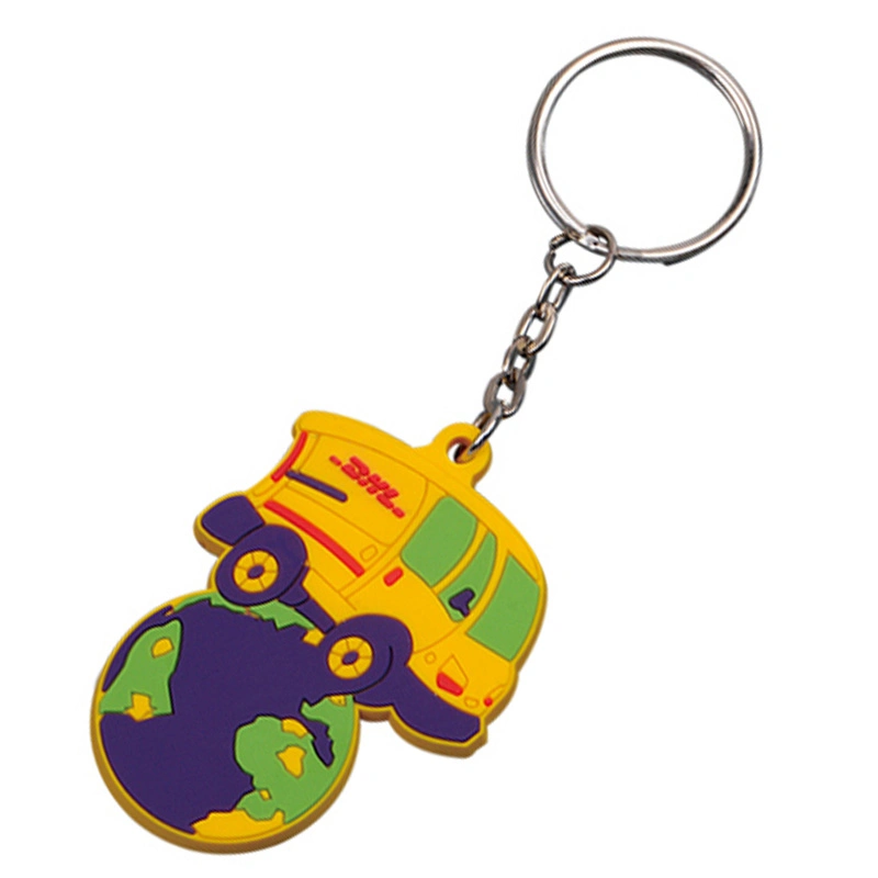 3D Figure Rubber PVC Keychain