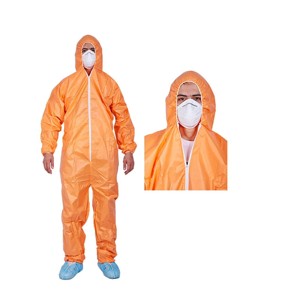 Isolation Non Woven Microporous Asbestos Inspection Protective Painting Waterproof Disposable Hooded Safety Clothing