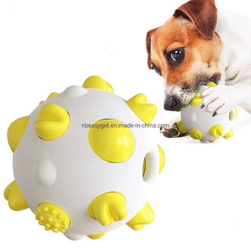 Pet Dog Toy Interactive Chew Toy Non Toxic Bite Resistant Rubber Ball Esg16303