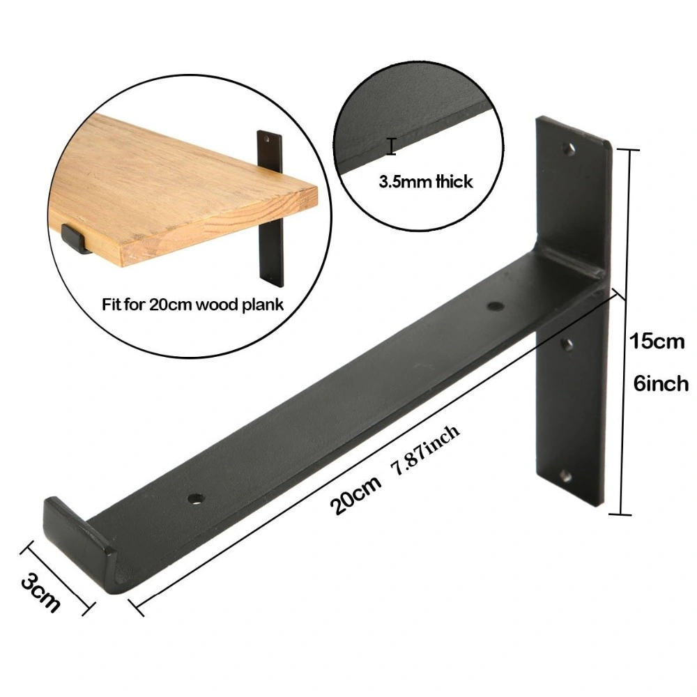 OEM Metal Floating Shelf Wall Mounting Brackets for Wood