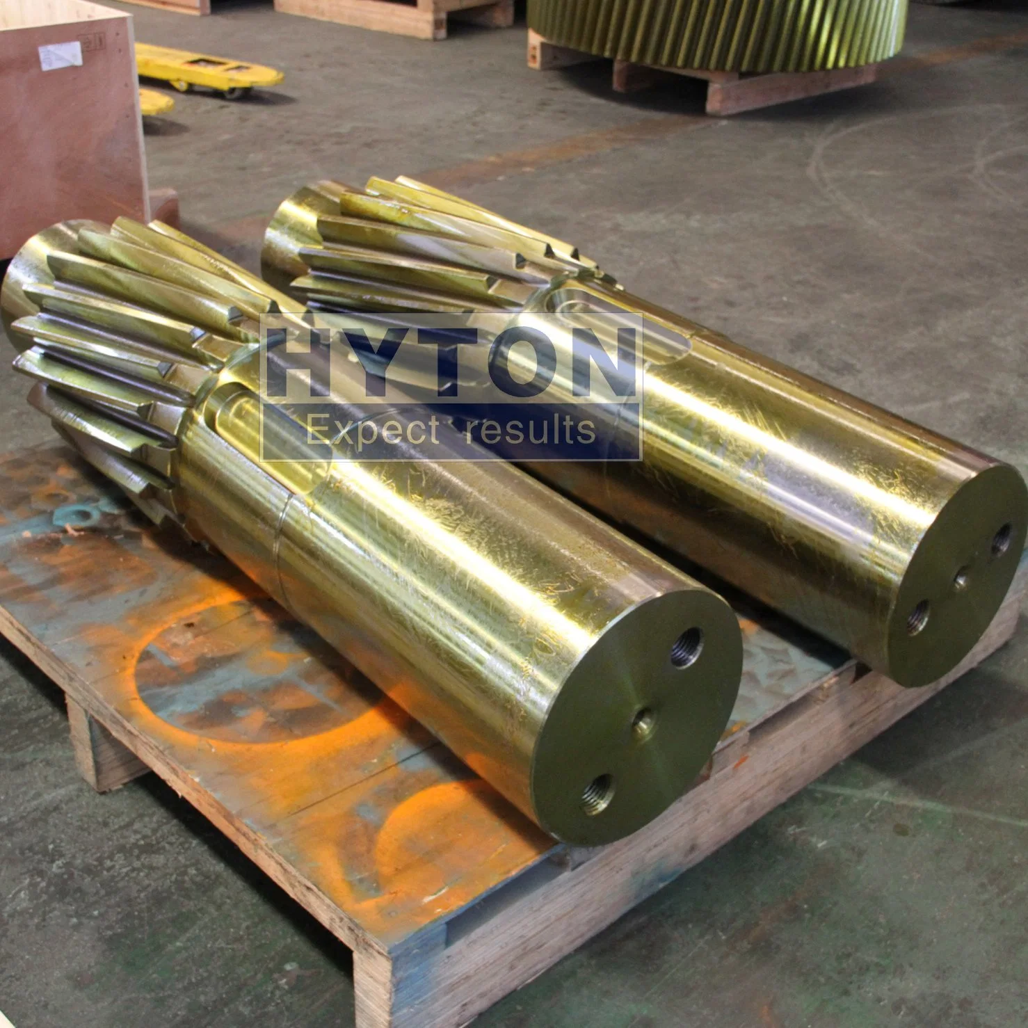 Gear Shaft Stainless Steel Castings Bite Precision High Efficiency Drive Equipment Low Noise Made in Hyton