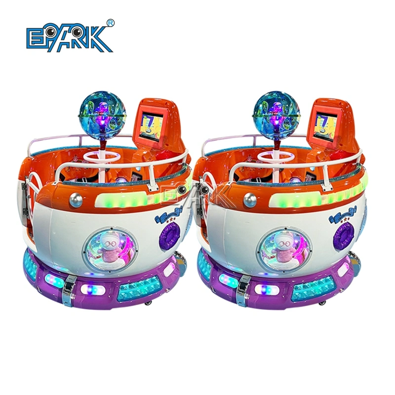 2 Seats Rotating Kids Ride Amusement Rides Kids Riding Revolving Cup MP5