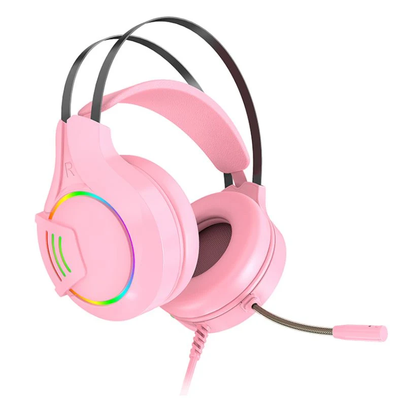 Hot Sale Computer Stereo Gaming Headphones LED Colorful Lights Earphone Headset