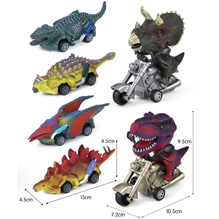 Dinosaur Toy Pull Back Cars Dino Toys Plastic Animal Friction Toy Vehicle Mixed Set Dinosaur Animal Car for Kids