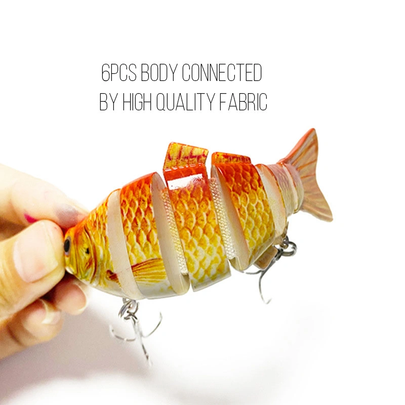 Topwater Bass Fishing Lure Multi-Jointed and Floating Pencil Fishing Lures for Freshwater Catch Bigger Fish with Slow Sinking Bionic Swimming Lures