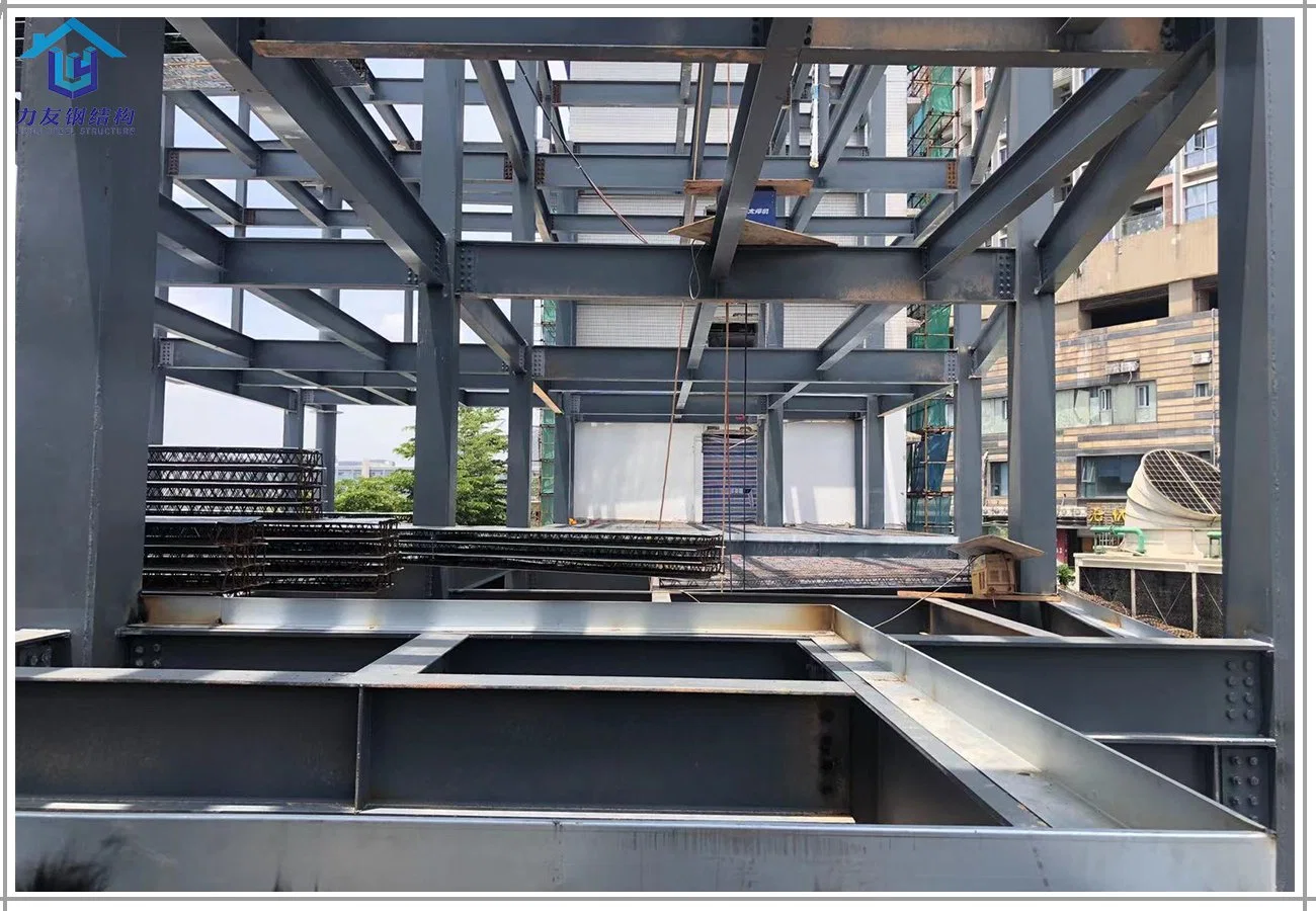 SGS Factory Manufacturer Prefabricated Structure Steel Frame Building for Mezzanine Warehouse Workshop Shed