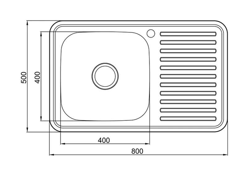 Low-Priced facile à installer épaissie évier de cuisine en acier inoxydable 304 adapté pour laver les légumes, vaisselle et les mains dans l'évier de cuisine ou sur le balcon