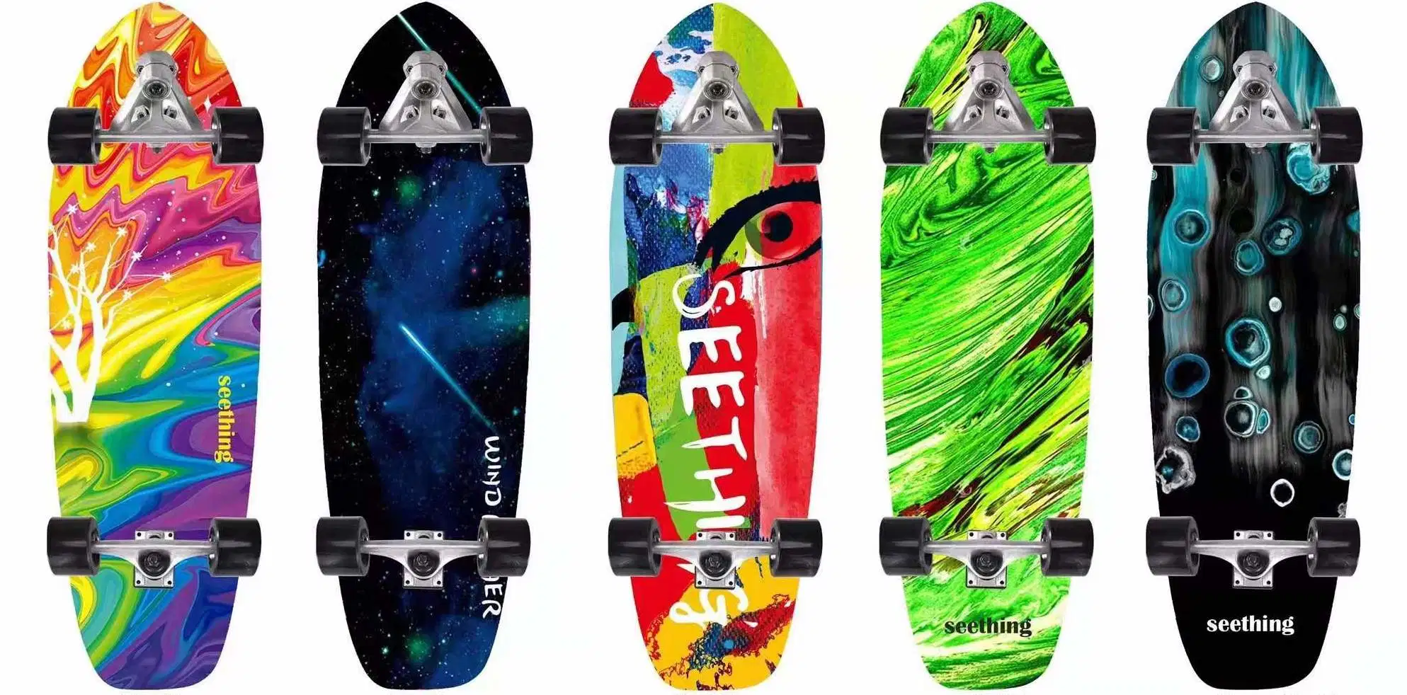 Skateboards 30 X 8 Complete Standard Skate Boards