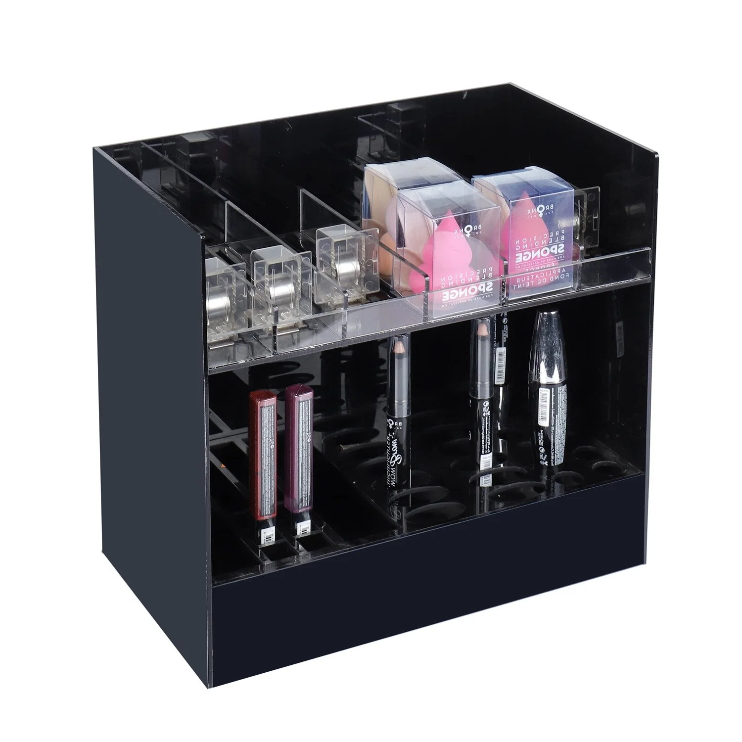 Custom Acrylic Makeup Counter Top Display Acrylic Cosmetic Display Stand