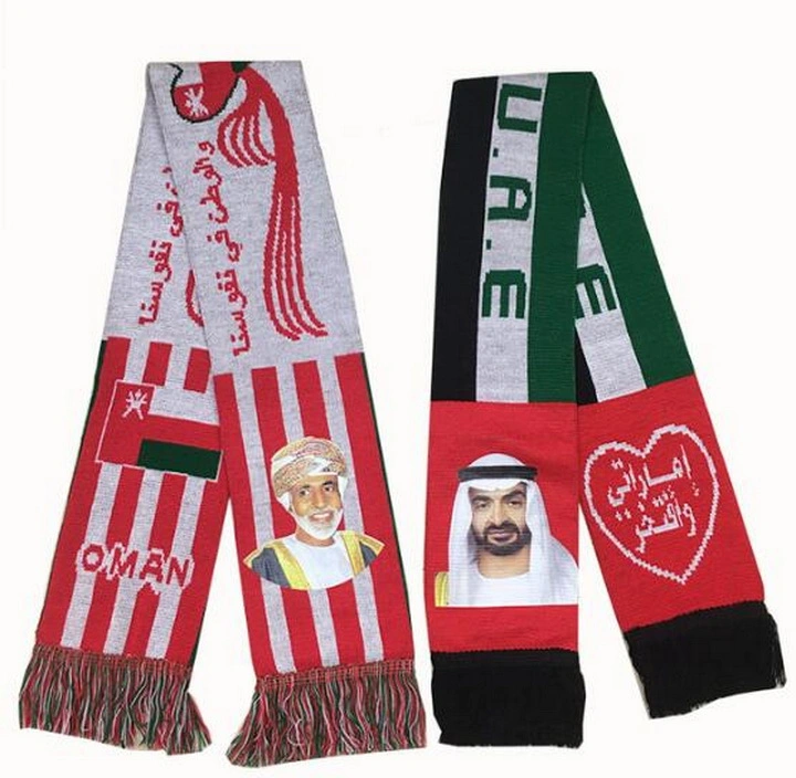 100% Polyester Satin Printing Custom Election Scarfs with OEM Brand