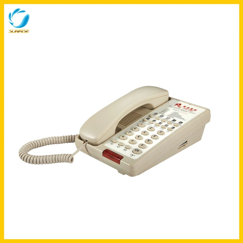 Hotel Guestroom Telephone with CPU Control