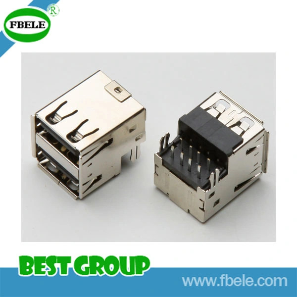 Fbusba2-115f tipo USB duplo do conector USB no conector (FBELE)