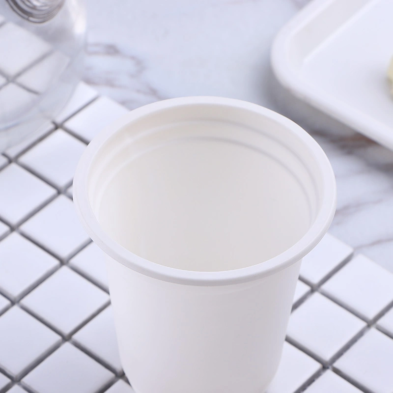 350ml Eco-Friendly Disposable Tableware Biodegradable Cornstarch Disposable Cup