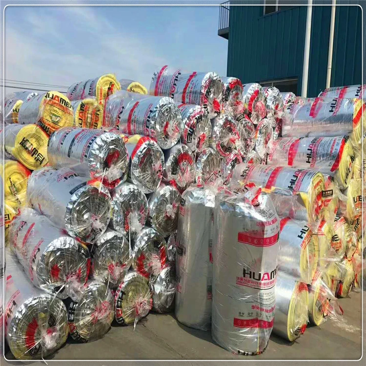 Insulation Aluminum Foil Ceramic High for Container House Split Solar Water Heater Single Side Laminate Roof of Glass Wool Roll