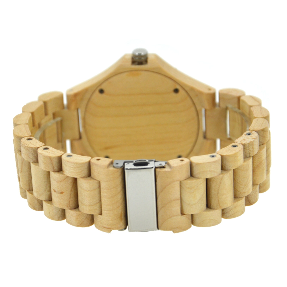 Wholesale/Supplier Quality Assurance Custom Men's and Women's Bamboo Wood Wrist Watches Manufacturer