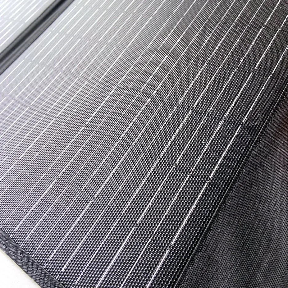 200W schnell aufladbare USB-Anschlüsse Portable Solar-Ladegerät für Power Station, Smartphone, iPad faltbare Solar-Panel im Freien