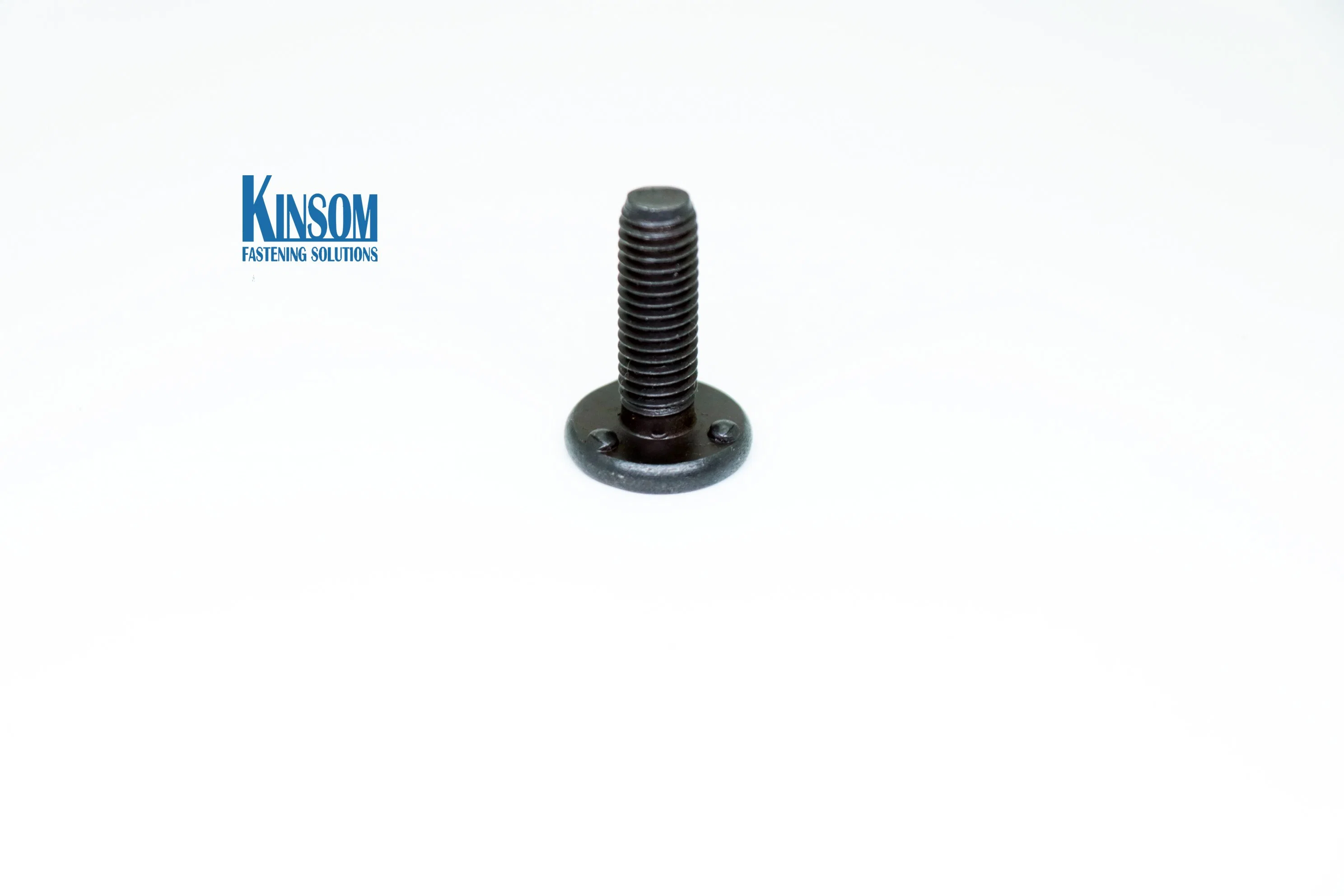 Weld Screw Knurled Neck Screw Black Phosphate Screw Flat Head with Knurling Custom 8.8 10.9 Grade Fastener Weld Bolt