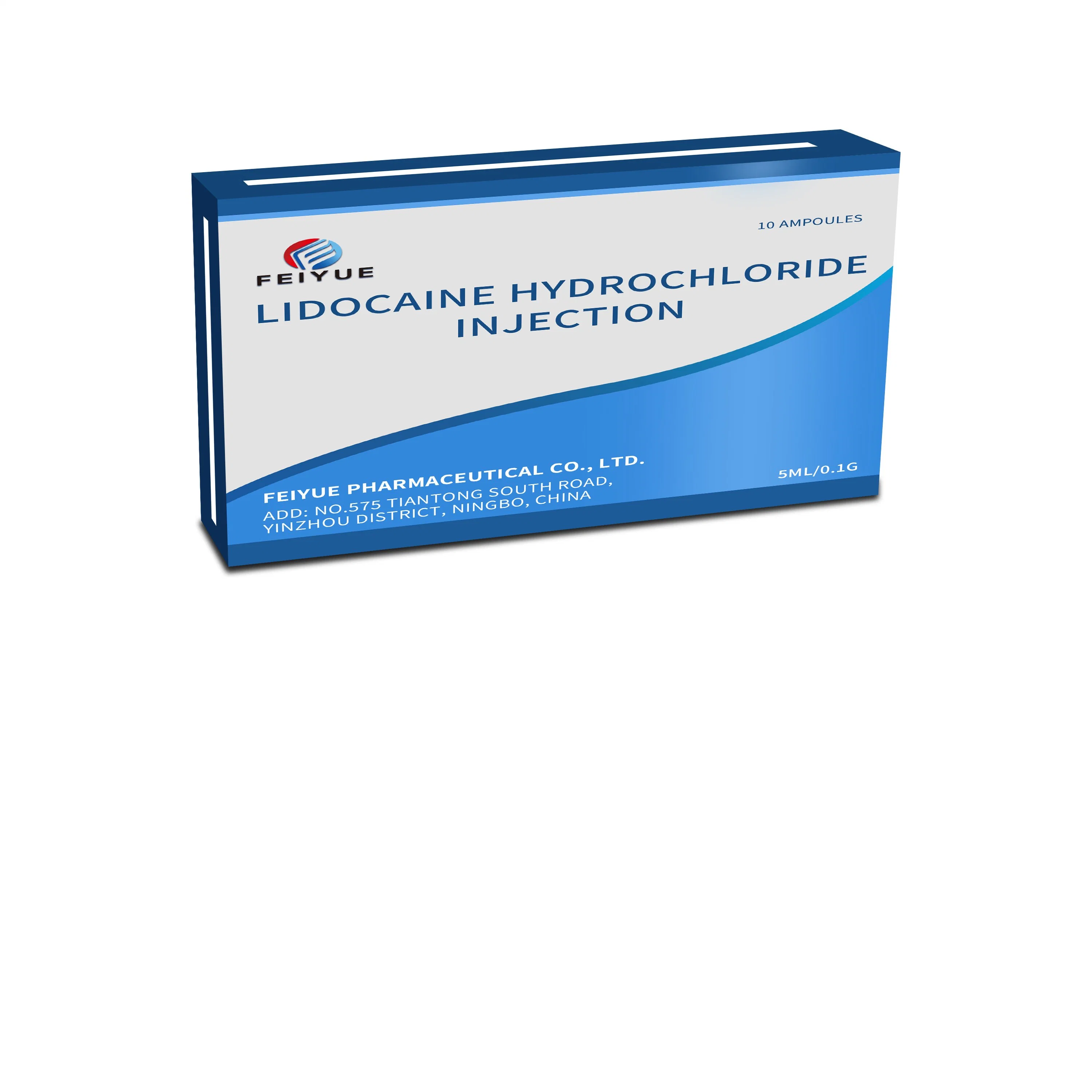 La Chine BPF chlorhydrate de lidocaïne 10ml /0.2g d'injection