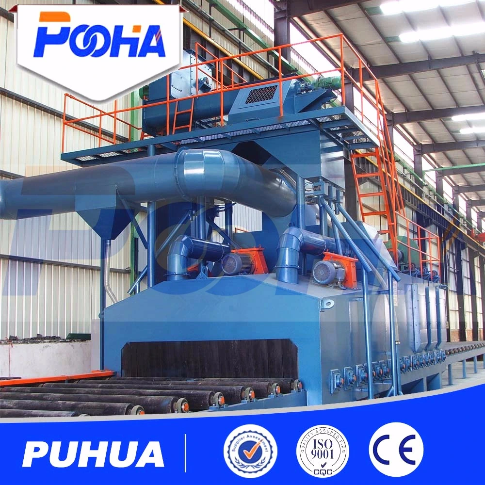 Roller Conveyor Shot Blasting Machine High Speed