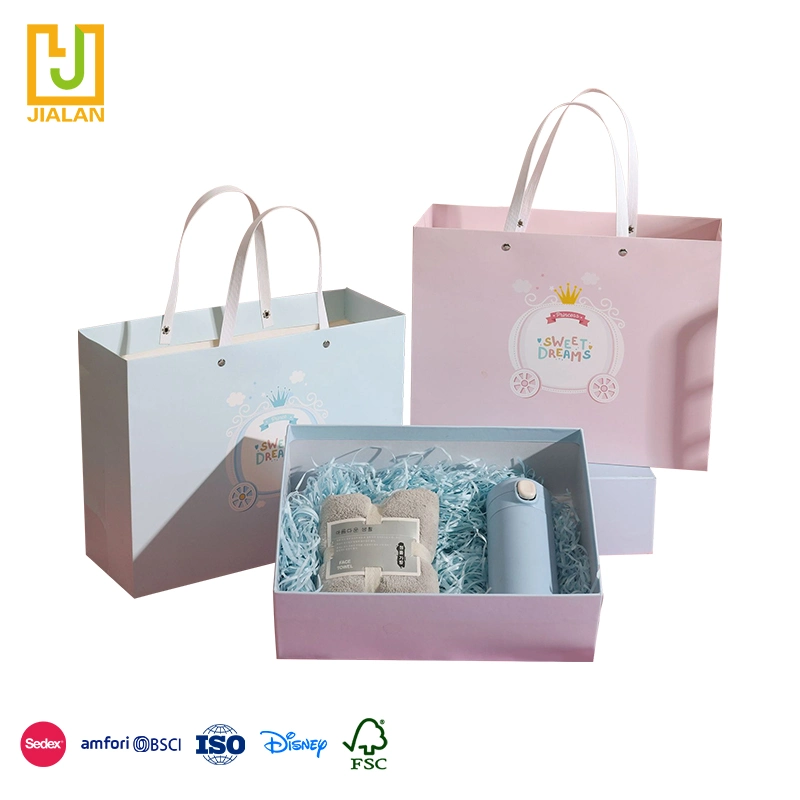 Wholesale Gift Packaging Handle Cardboard Flip Flop Children's Birthday Gift Paper Box