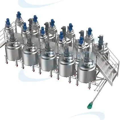 Mezclador licuadora Mezcladora de líquido del depósito de líquido Químico Industrial Equipos de mezcla