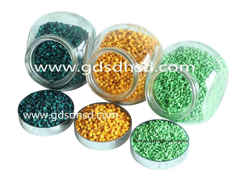 Buliding Plastic Masterbatch Yellow Color for Injection or Blowing