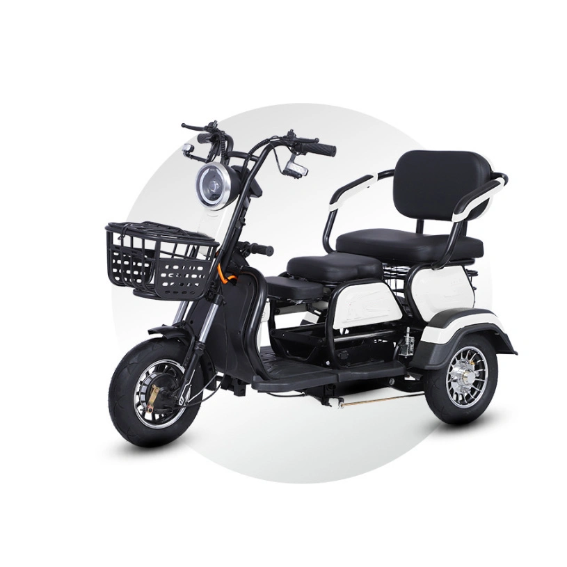 Peças elétricas para kits de carga de bicicleta, carrinho de bebê, motocicletas motorizadas duplas à venda com freio coberto. Triciclo usado para adultos e crianças.
