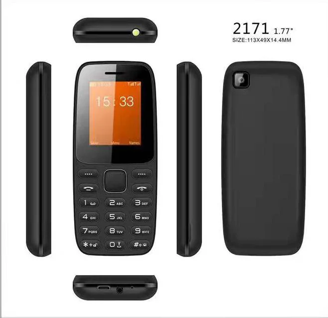 High Quality Cheap Unlocked Phone Slim Bar Phone 3G Keypad Mobile Phone