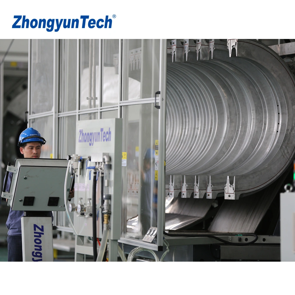 ZhongyunTech ZC-2000H Automatic Cutting Machine for PP Corrugated Pipe