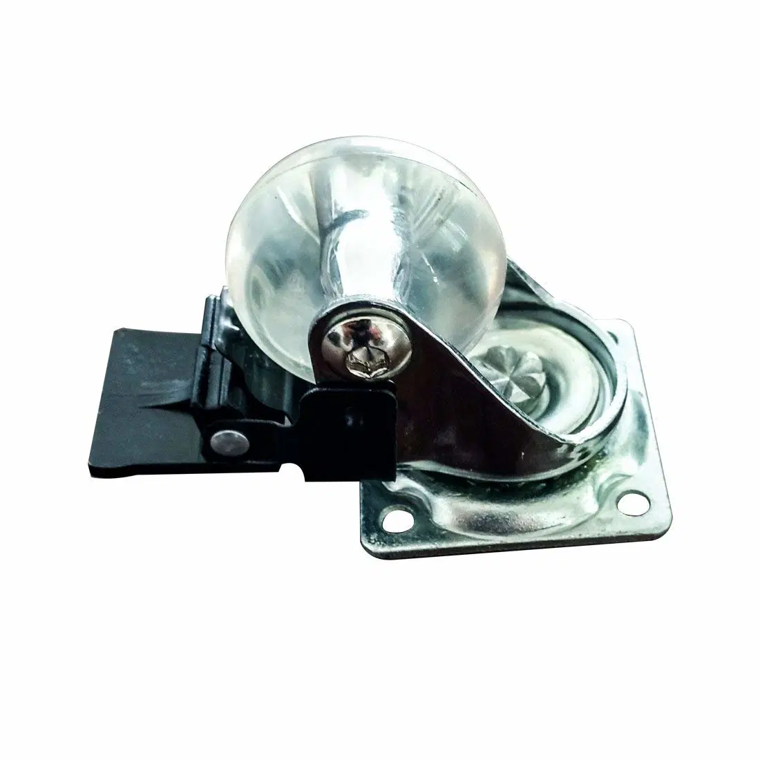 Transparent Furniture Caster 1.5 Inch Castor Wheel Using for a Multitude of Applications Caster Wheels with Brake
