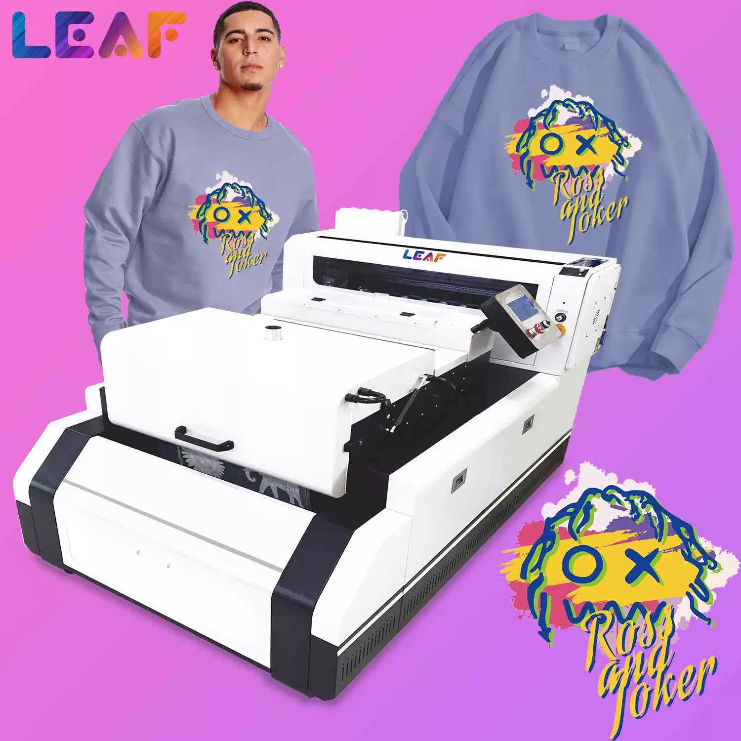 Leaf 60cm DTF Printer and Shake Powder: Unmatched Performance with Dual i3200 Heads