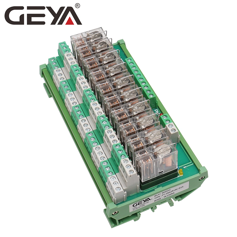 5V 3.3 V PAM Geya Proteus 10 Módulo de Relé 2no2nc Omron Plug in Fy-2ng2r