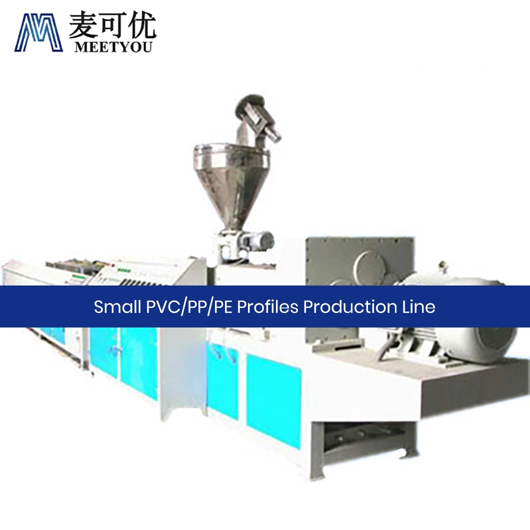 Meetyou Machinery Industrial Line Custom China PVC PP PE WPC PC CE Certification Plastic Profile Extrusion Line Manufacturers Configuration Screw Drive