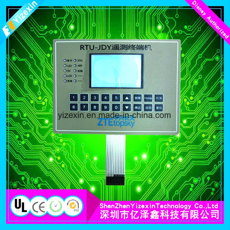 Epoxy Coating Silk-Screen Membrane Switch Tactile Board with Connector