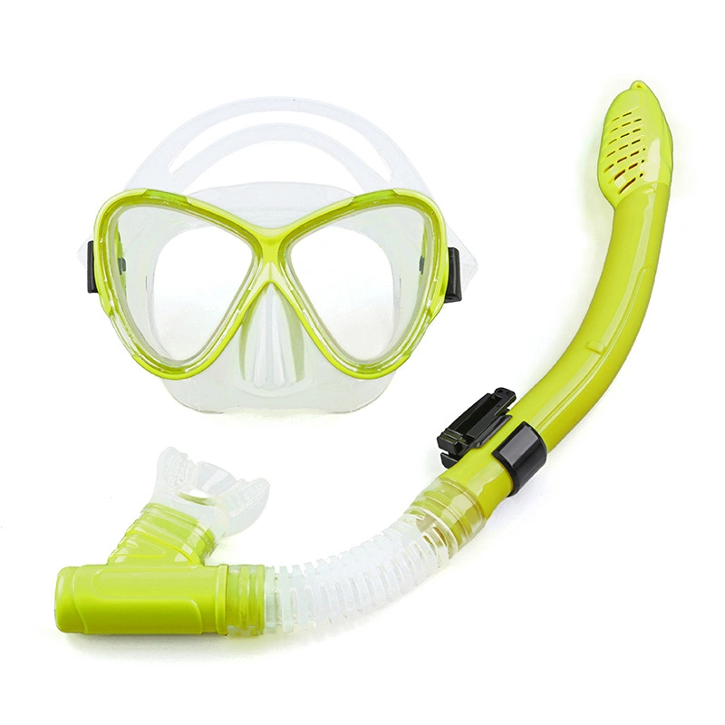 Customized Manufacturer of Children&prime; S Tempered Glass Diving Mask Goggles, Liquid Silicone Swimming Mask and Snorkel Set, Diving Equipment