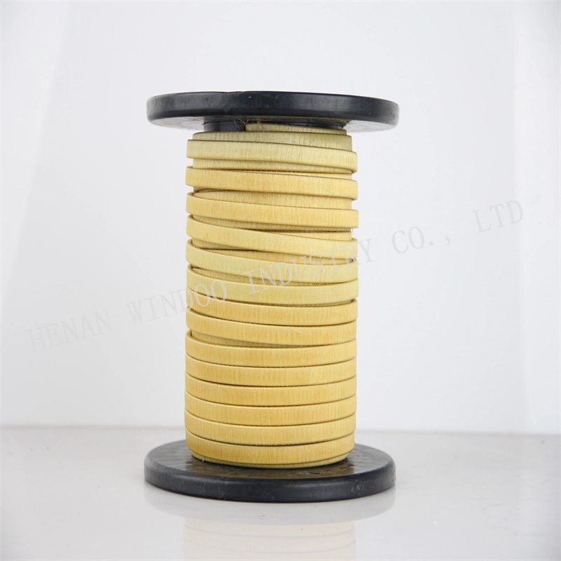 Fiberglass Polyester Covered Flat/Square Copper/Aluminum Magnet Wire Strip