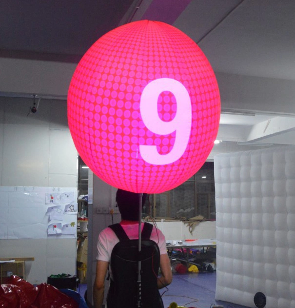 2023 New PVC LED Light Inflatable Party Crowd Balloon