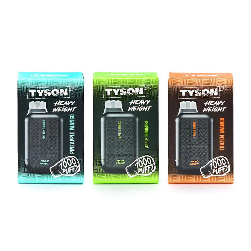 Tyson 2,0 Peso pesado 7000 Puffs VAPE desechable vape Mayoreo I lápiz VAPE desechable