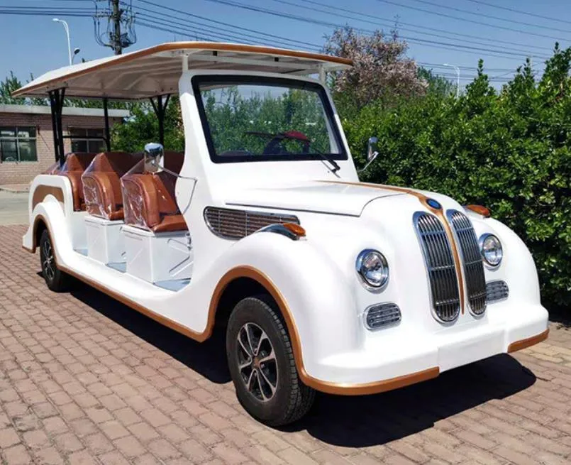 Raysince Electric Tourist Sightseeing Bus Electric Vintage Car com CE Certificado